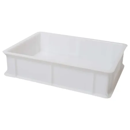 Scatola di fermentazione grande con coperchio 40×30×10 cm – per impasto pizza, pane e lievitato, 10 litri | miniSchoggi