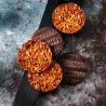 Giessform Florentiner Ø 9 cm, 5 Stück – Schoggirondellen mit Wellenmuster | miniSchoggi