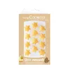 ScrapCooking Marzipan Decoration Gold Stars, 12 Pieces