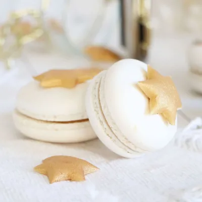 ScrapCooking decorazioni in marzapane stelle dorate, 12 pezzi