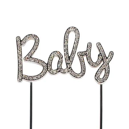 Cake Topper "Baby" Diamond Look