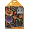 Set d'emporte-pièces Halloween Maison Hantée – 7 emporte-pièces en métal pour biscuits et Fondant | miniSchoggi