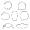 Cookie cutter set Halloween Haunted House – 7 metal cookie cutters for cookies and Fondant | miniSchoggi