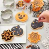 Set d'emporte-pièces Halloween Maison Hantée – 7 emporte-pièces en métal pour biscuits et Fondant | miniSchoggi