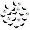 Wafer edible decoration Halloween – edible bats and skull for cake and cupcake | miniSchoggi