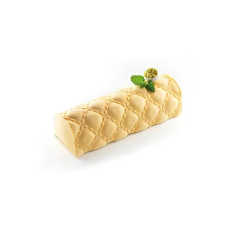 Tappetino in silicone Bûche trapuntato, Silikomart, 25 x 18,5 cm