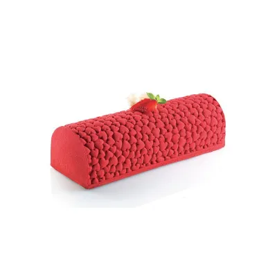Bûche-Silikonmatte Herzen, Silikomart, 25 x 18,5 cm