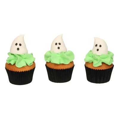 Halloween Sugar decoration 3D Ghost – spookily cute ghost figures ready to use instantly | miniSchoggi