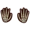 Chocolate decorations Skeleton Hands – 6 edible skeleton hands for cakes and cupcakes | miniSchoggi