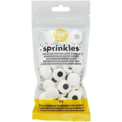Zuckeraugen Maxi – essbare Augen für Cupcakes, Cake Pops und Guetzli | miniSchoggi