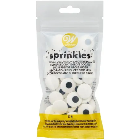 Occhi di zucchero Maxi – occhi commestibili per cupcake, Cake pop e biscotti | miniSchoggi