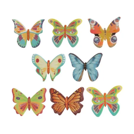 Butterflies made of Edible paper, 8 pieces