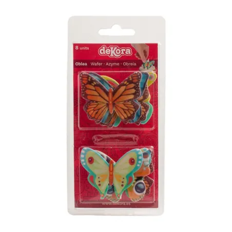 Butterflies made of Edible paper, 8 pieces