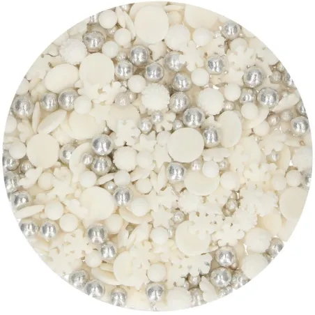 Sprinkle decor Silver Christmas Season, 50 g