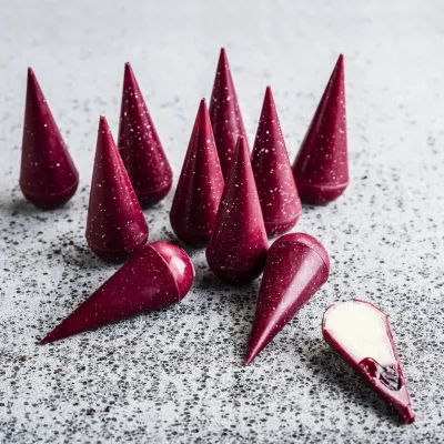 Ruby Azalina copertura di cioccolato 40% per creazioni di cioccolato rosa