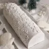 Bûche silicone mat Snowflakes, Silikomart