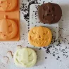 ScrapCooking Moule en silicone citrouille – Mini-gâteaux pour Halloween