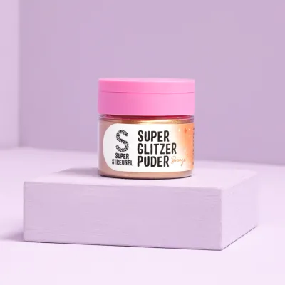 Super Streusel Glitzerpuder: essbarer Glitzer für Torten und Drinks