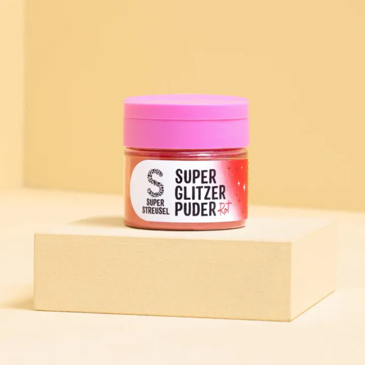 Super Streusel Glitzerpuder: essbarer Glitzer für Torten und Drinks