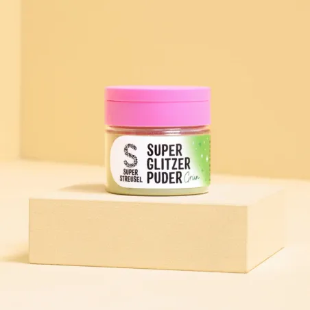 Super Streusel Poudre scintillante : paillettes comestibles pour gâteaux et boissons