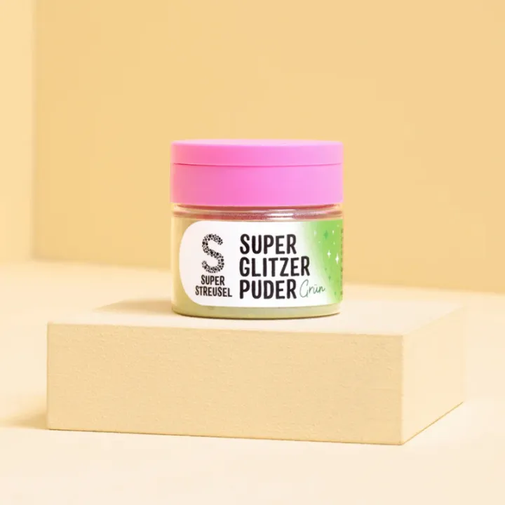Super Streusel Glitzerpuder: essbarer Glitzer für Torten und Drinks