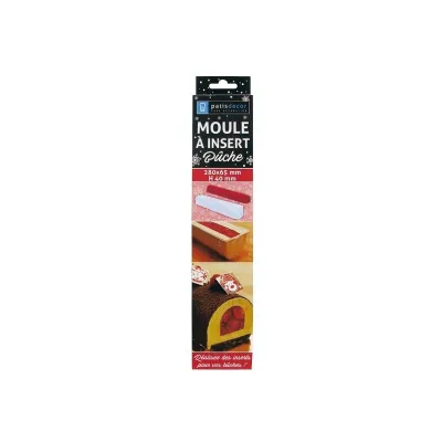 Bûche de Noël PVC-Einsatz 28 x 6.5 x 4 cm für edle Einlagen in Bûches