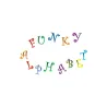 Alphabet & Numbers Chunky Funky Cookie Cutter