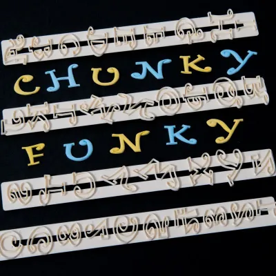 Alphabet & Numbers Chunky Funky Cookie Cutter