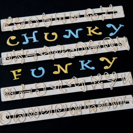 Alphabet & Numbers Chunky Funky Cookie Cutter
