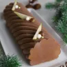 Kit tronco Spirale, 25 x 8 x 6,7 cm per un'elegante Bûche de Noël