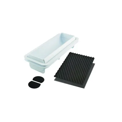 Kit tronco Spirale, 25 x 8 x 6,7 cm per un'elegante Bûche de Noël