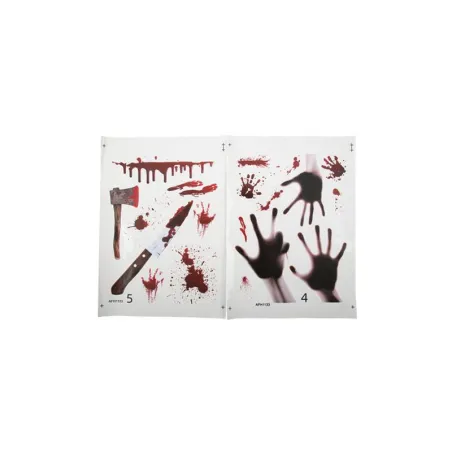 Sticker di Halloween insanguinati per feste di Halloween da brivido