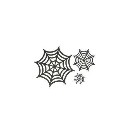 Decorazione Halloween ragnatela, 3 pezzi per una tavola da brividi