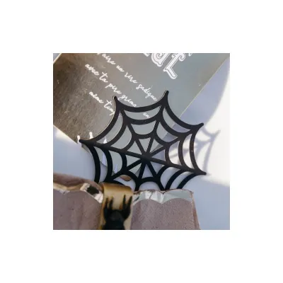 Decorazione Halloween ragnatela, 3 pezzi per una tavola da brividi