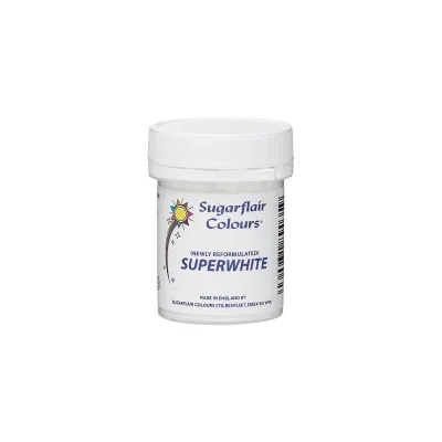Farbpulver Superweiss 20 g - Lebensmittelfarbe Weiss