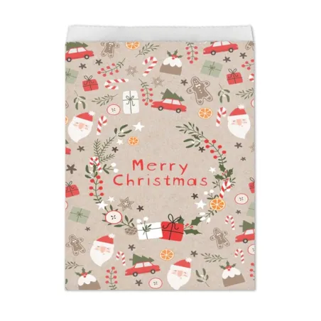 Gift bags Merry Christmas, 10 pieces, perfect for Your gifts
