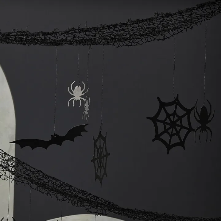 Halloween Dekoration Girlande Gänsehaut 4 m für gruselige Partydeko
