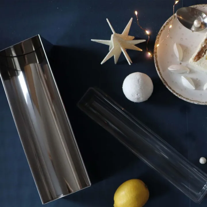 Moule à bûche en inox avec insert pour une parfaite Bûche de Noël