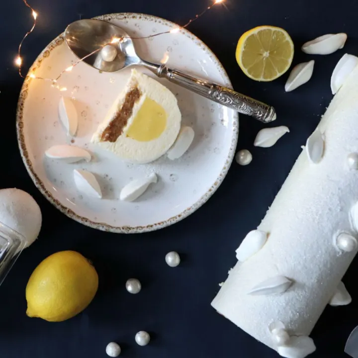 Bûcheform aus Edelstahl mit Einsatz für perfekte Bûche de Noël