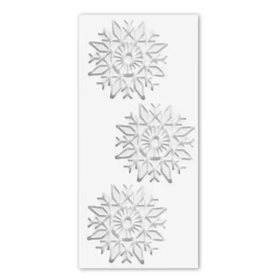 Tapis Bricelet flocons de neige 3 pièces - décoration de gâteau hivernale