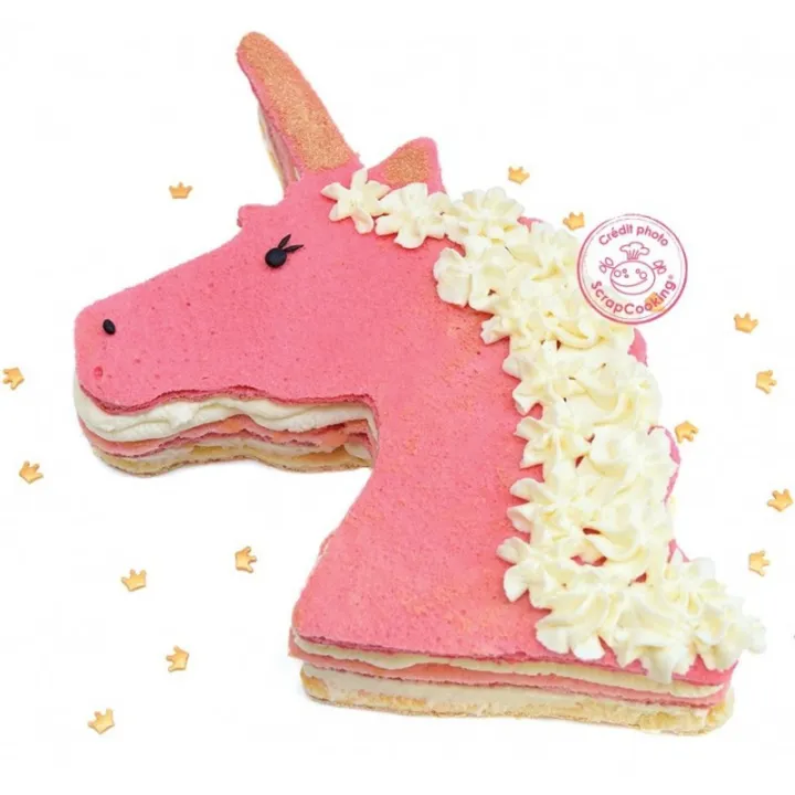 Baking frame Unicorn Head 28 x 27 x 5 cm for amazing themed cakes