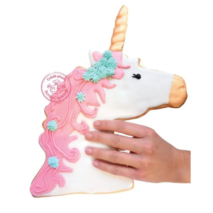 Backrahmen Einhornkopf 28 x 27 x 5 cm für tolle Motivtorten