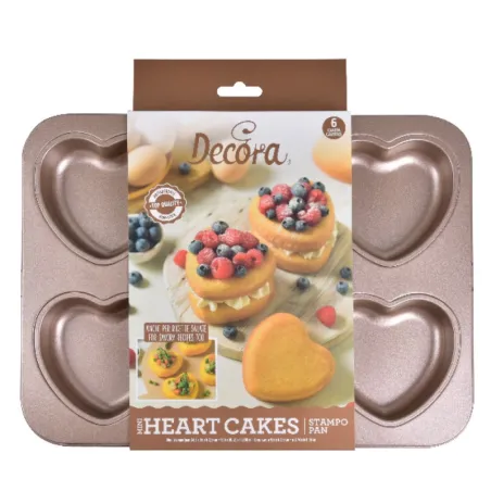 Stampo a cuore, 6 pezzi per dolci e salati dalla forma perfetta