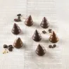 Silikon Pralinenform Weihnachtsbaum für 15 Tannenbaum Pralinen