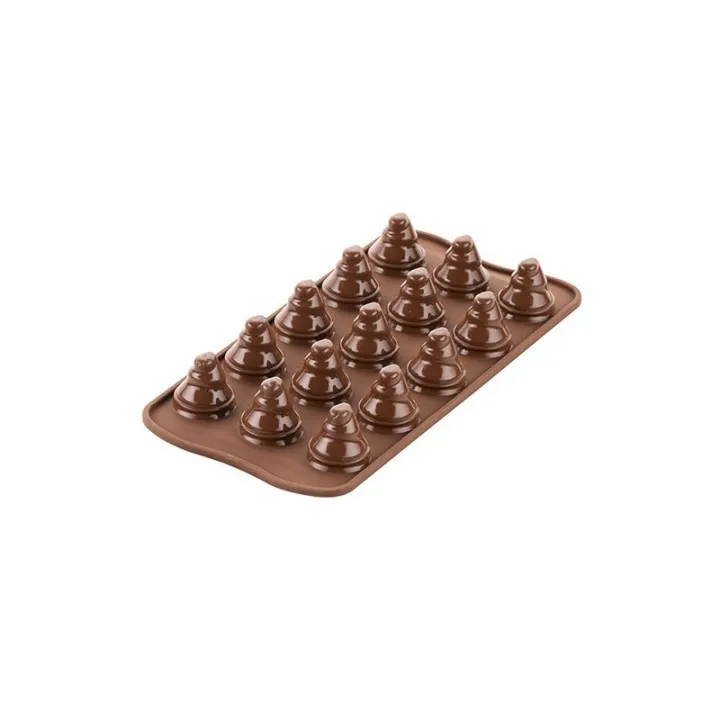 Silicone Praline mold Christmas tree for 15 fir tree Pralines