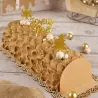 Silikonform für Bûche Dekorationen, 6-teilig für edle Abschlüsse
