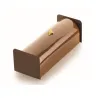 Silicone mold for Yule log decorations, 6-piece for elegant finishes