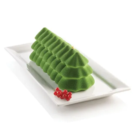 Stampo per bûche a forma di albero di Natale 25 x 8,9 x 8,7 cm per dolci natalizi