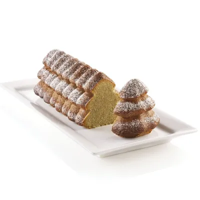 Bûcheform Tannenbaum 25 x 8.9 x 8.7 cm für weihnachtliche Desserts