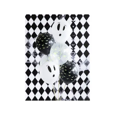 Ballons BOO avec lumière UV, 3 pièces, ballons Halloween pour ta fête